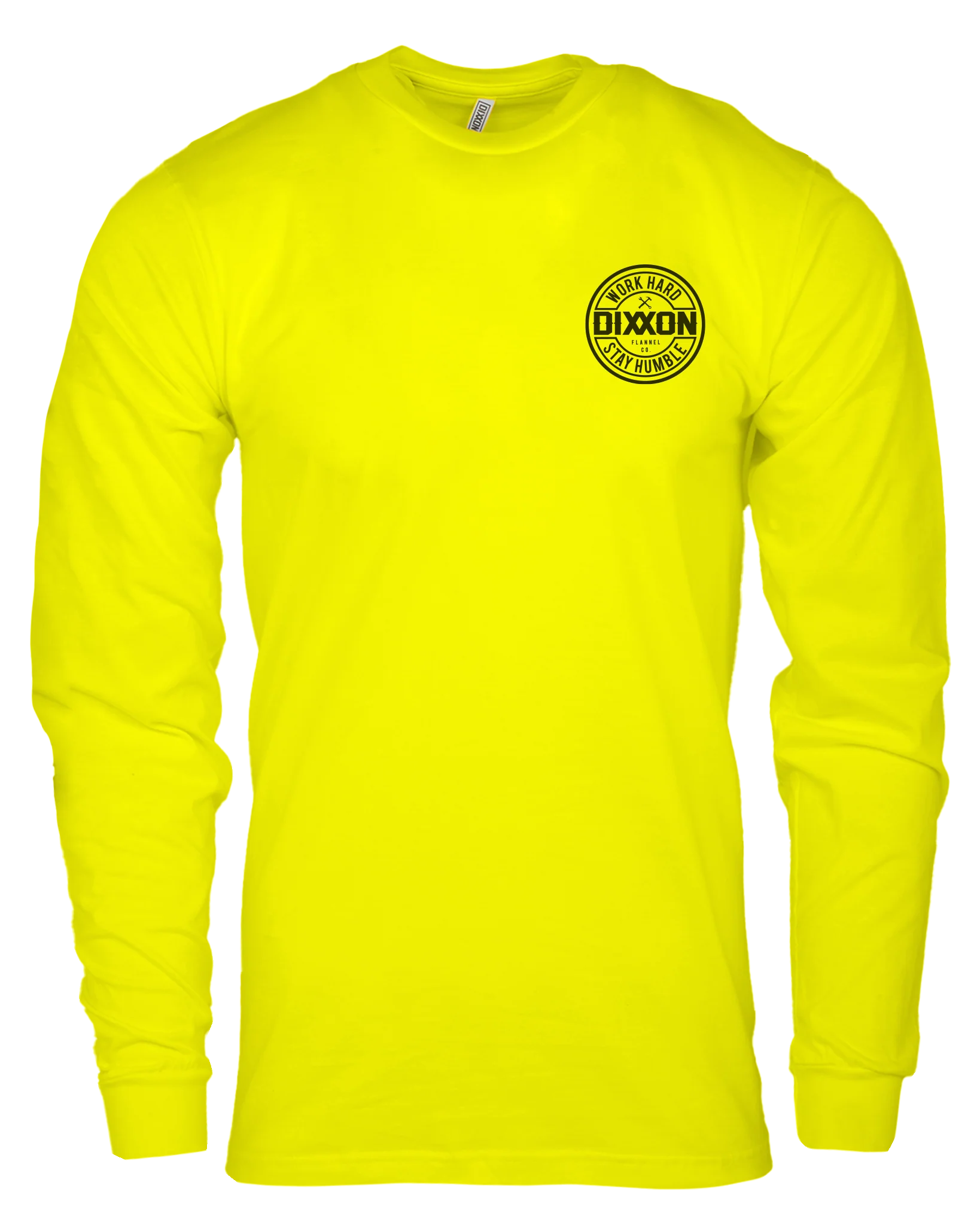 Corpo Hi Vis Long Sleeve T-Shirt - Safety Yellow - Image 2