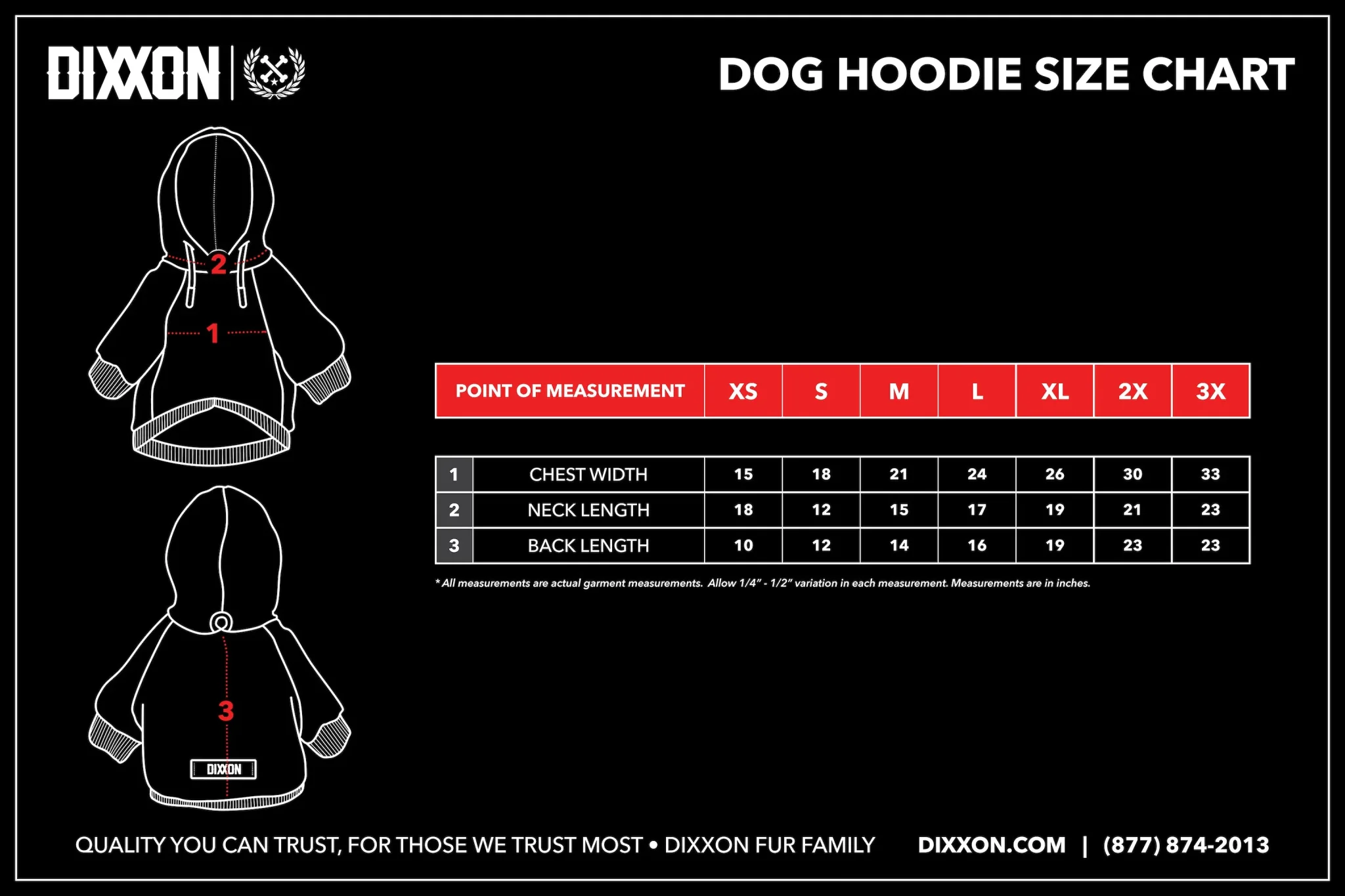 Dog Hoodie - Fur Family - Black & Red - Image 5