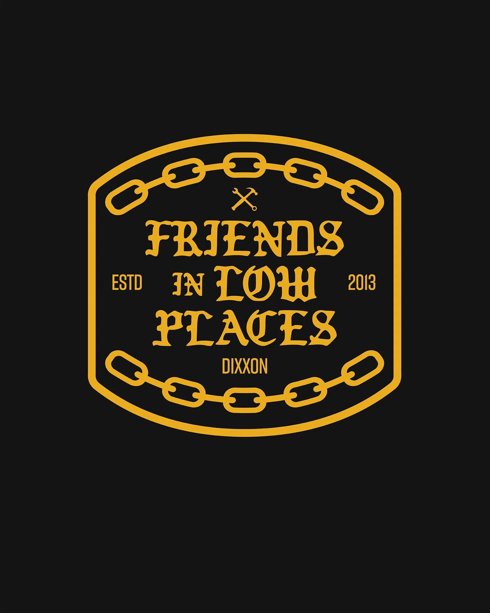 Friends in Low Places 12" Die Cut Sticker - Image 7