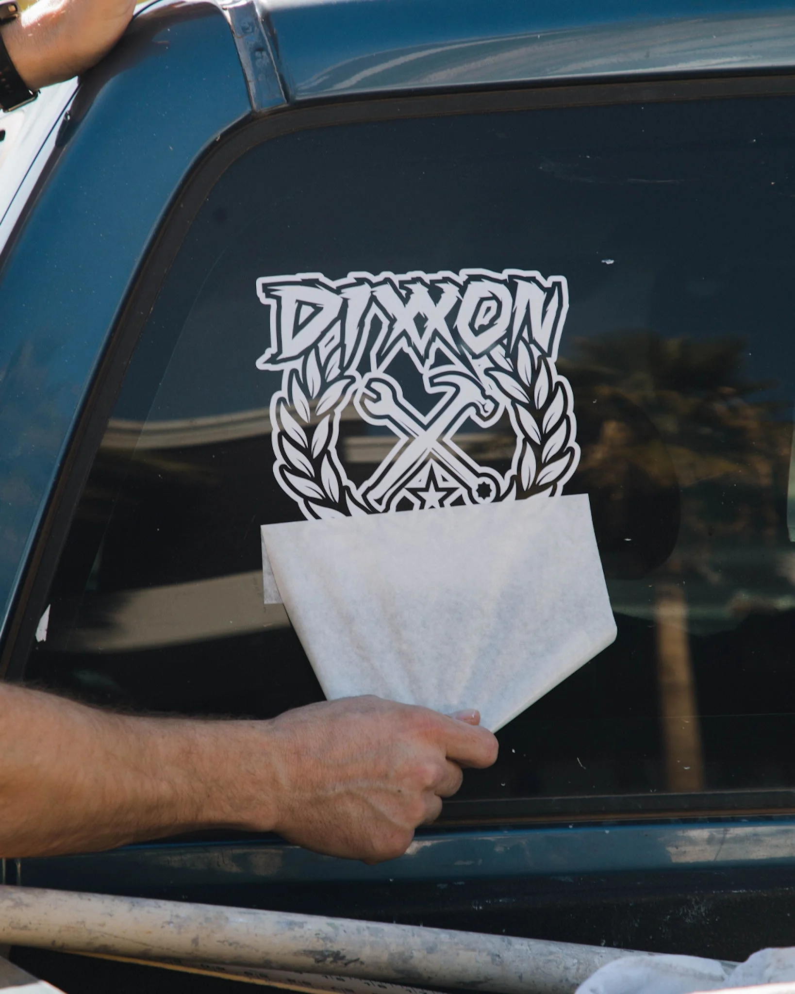 Party Crest Die Cut Sticker - 8"