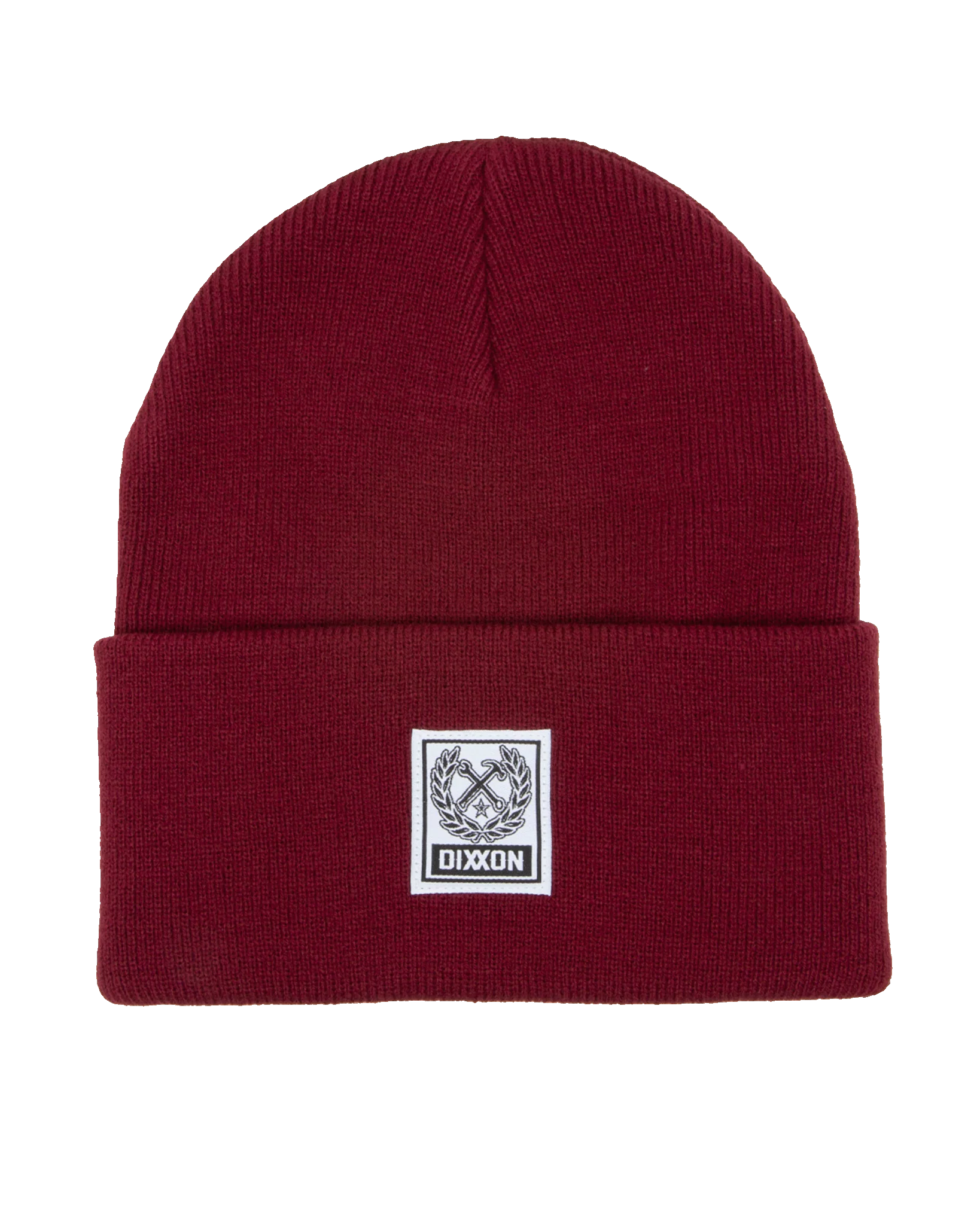 Ribbed Beanie - Maroon