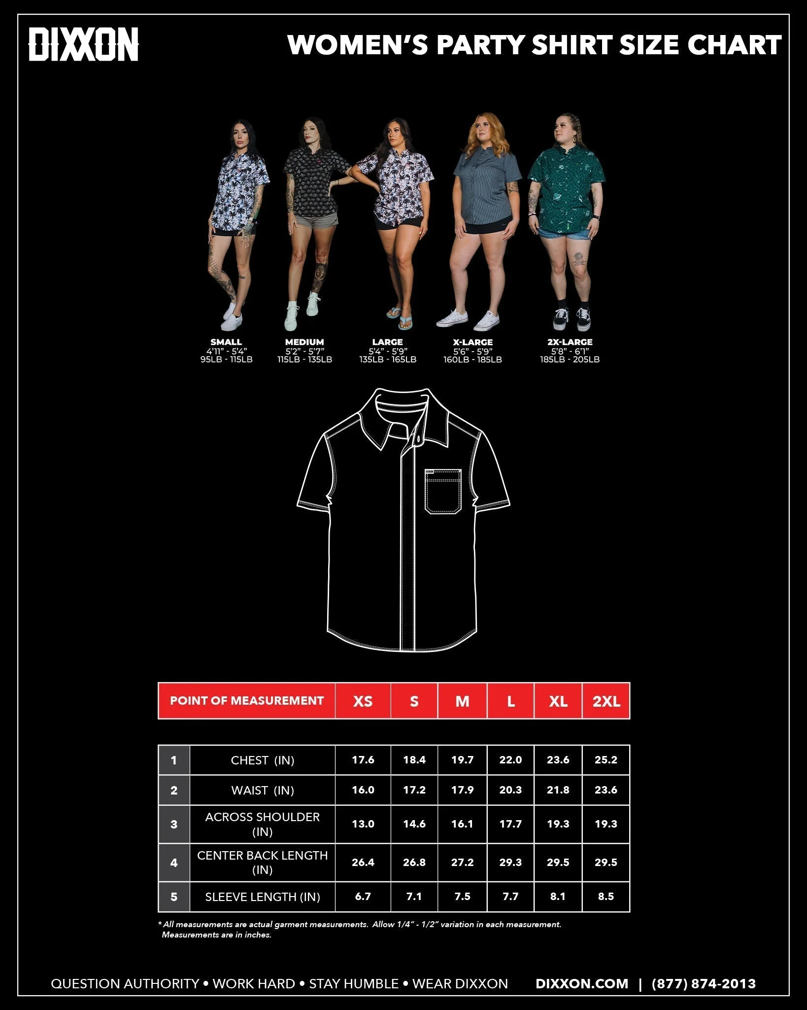 Women's Salty Crest Party Shirt - Black & Gray - Image 7